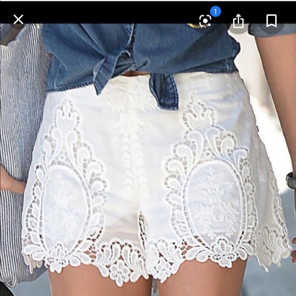 Anthro dolce vita lace short sz 12 - Picture 2 of 11